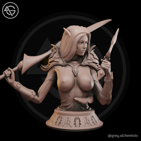 Rina The Drow Demon hunter NSFW
