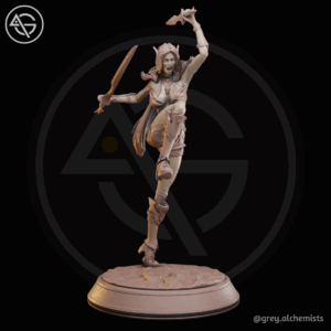 Rina the demon hunter (pose 2)