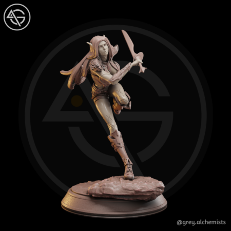 Rina the demon hunter (pose 3)