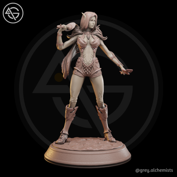 Rina the demon hunter (pose1) - Image 2