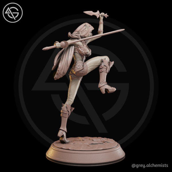 Rina the demon hunter (pose 2) - Image 3