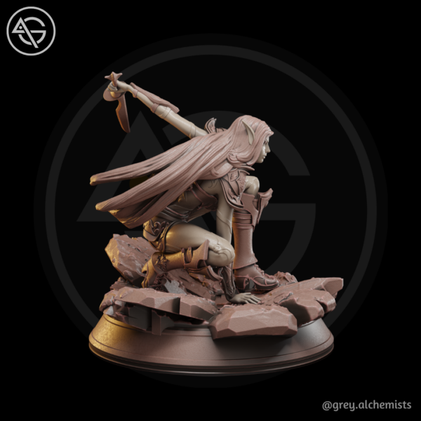 Rina the demon hunter (pose 4) - Image 3
