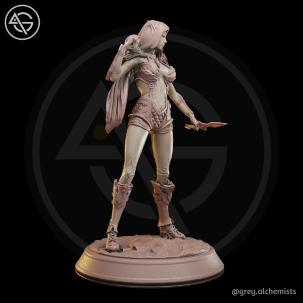 Rina the demon hunter (pose1) - Image 3