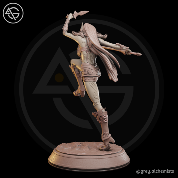 Rina the demon hunter (pose 2) - Image 6