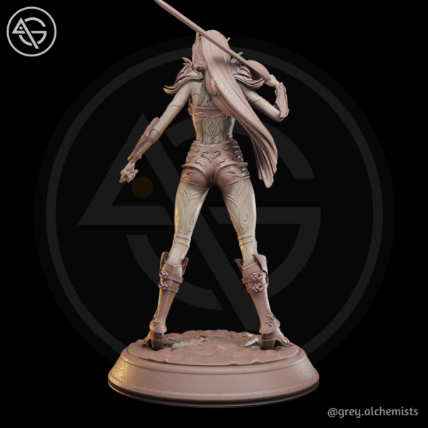 Rina the demon hunter (pose1) - Image 6