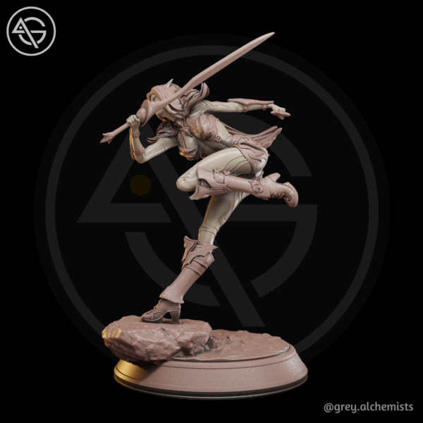 Rina the demon hunter (pose 3) - Image 7