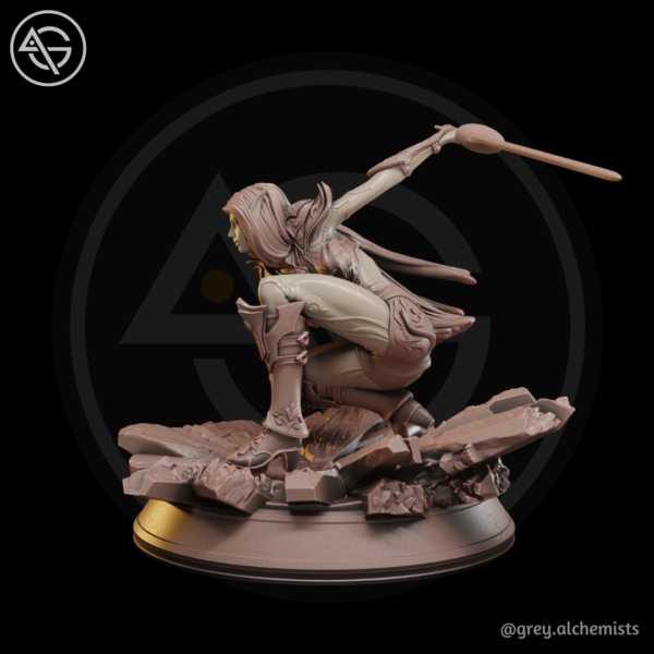 Rina the demon hunter (pose 4) - Image 7
