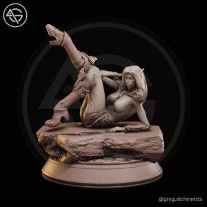 Rina the demon hunter (pose 5) NSFW