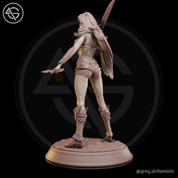 Rina the demon hunter (pose1) - Image 7