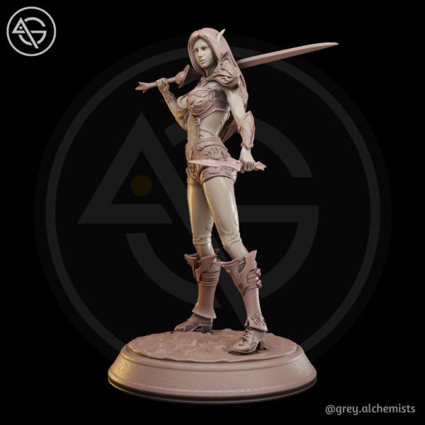 Rina the demon hunter (pose1) - Image 8