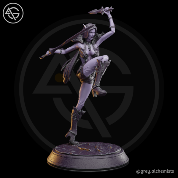 Rina the demon hunter (pose 2) - Image 9