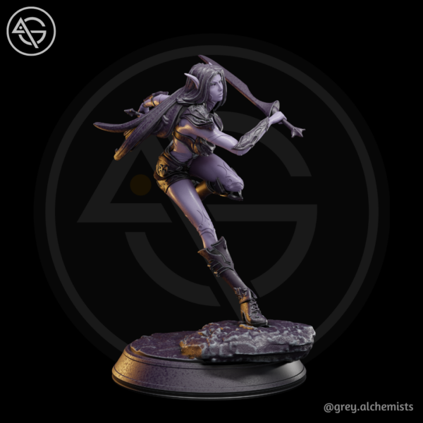 Rina the demon hunter (pose 3) - Image 9
