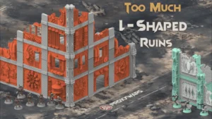 L-Shaped Ruins - Modular Wargaming Terrain