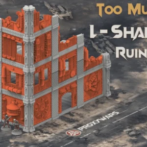 L-Shaped Ruins - Modular Wargaming Terrain
