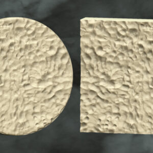 Socle rond Vue sablée 25mm (REF73)