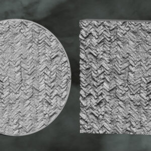 Socle rond Route escarpée 25mm (REF55)