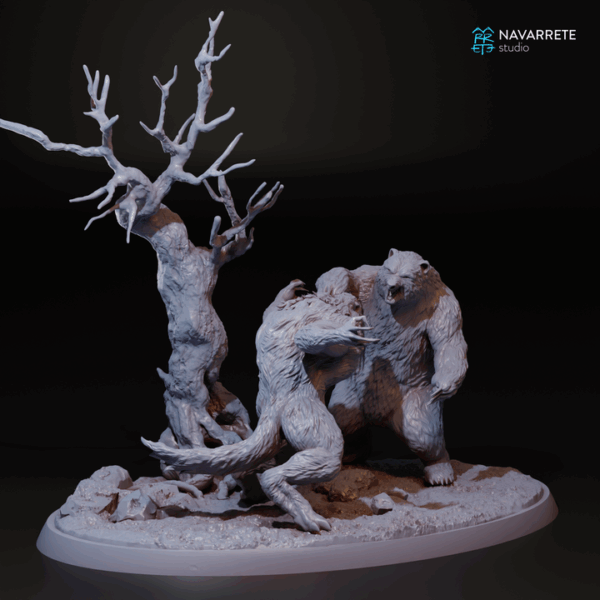 Drimreon VS Loup-garou - DIORAMA - Image 2