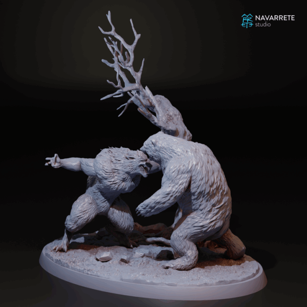 Drimreon VS Loup-garou - DIORAMA - Image 3