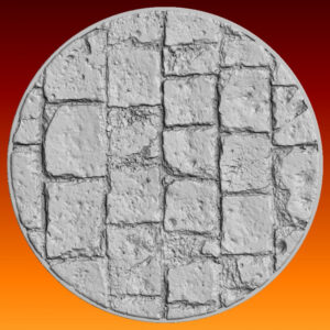 Socle rond Allée ravagée 25mm (REF240)