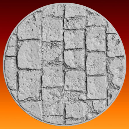 Socle rond Allée ravagée 25mm (REF240)