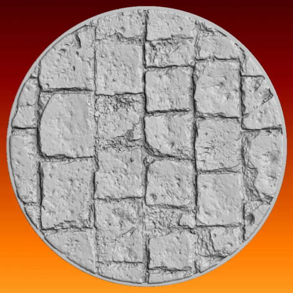 Socle rond Allée ravagée 25mm (REF240)