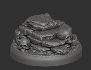 Thanatos Supreme - socle rond 32mm (REF4)