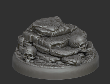 Thanatos Supreme - socle rond 32mm (REF4)
