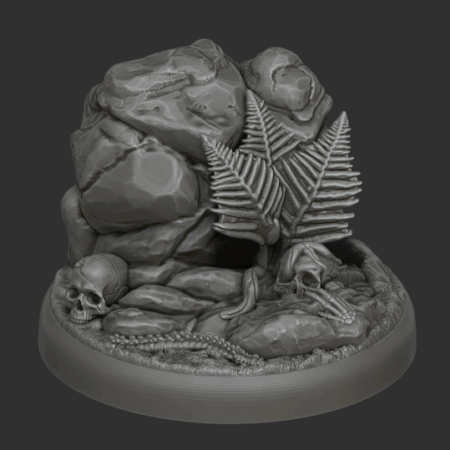 Thanatos Supreme - socle rond 28mm (REF6)