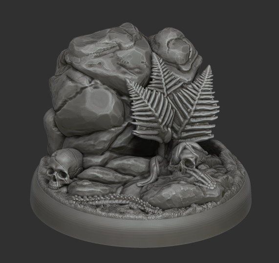 Thanatos Supreme - socle rond 32mm (REF6)