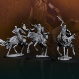 Armoured Wood Elves on Elk