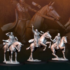 Armoured Wood Elves on Horse