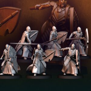 Bloody Elf with spear and shield