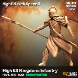 High Elf with spear II