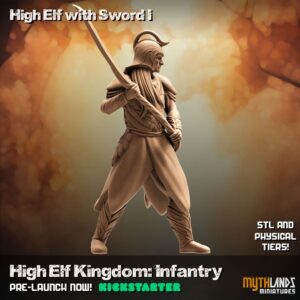 High Elf with sword I