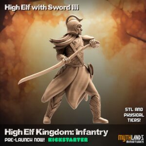 High Elf with sword III