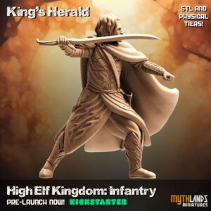 High Elf King Herald (sans casque)