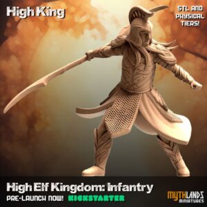 High Elf King (avec casque)