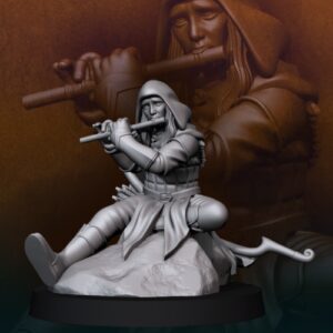 Wood Elf musician (flûte)