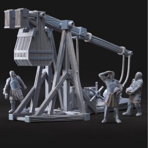 Grey Castle Trebuchet with Dotation
