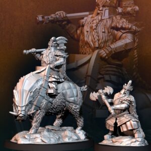 Silver Goat Dwarf Lord Iron