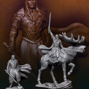 Wood Elf King on Elk