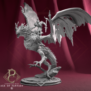 Lanceritros frostbound wyvrn + Rider