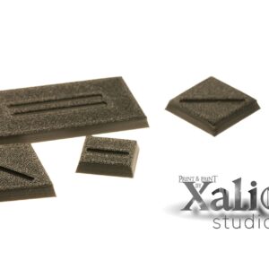 Socle carré - rectangle (avec interstice)